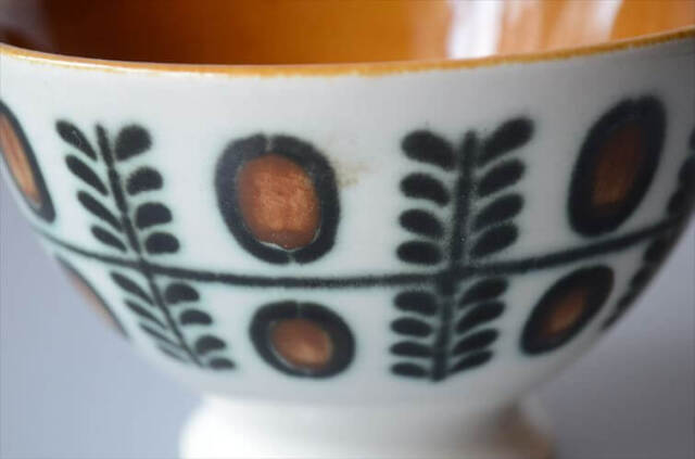1960～70年代 ベルギー製 ヴィンテージ BOCH NOIX カフェオレボウル ボッホ ノア 磁器 陶器 アンティーク 食器_250909
