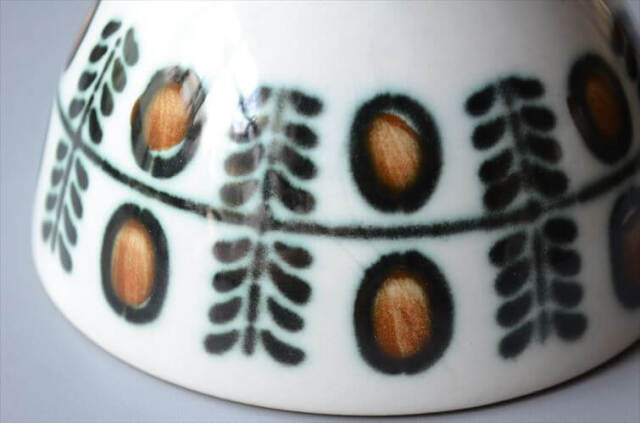 1960～70年代 ベルギー製 ヴィンテージ BOCH NOIX カフェオレボウル