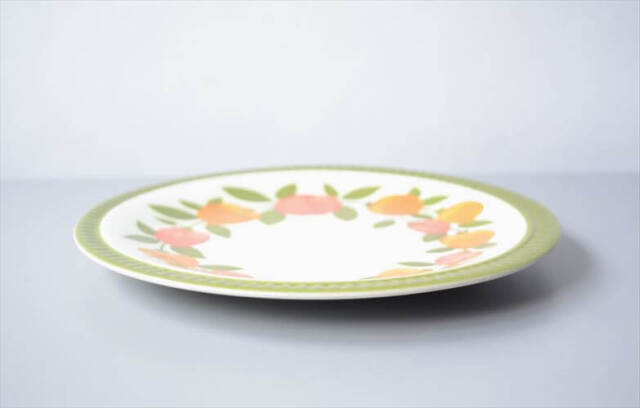 ベルギー製 ヴィンテージ BOCH Delta Stresa 19cm プレート ボッホ デルタ お皿 磁器 陶器 アンティーク 食器 ヨーロッパ_250910