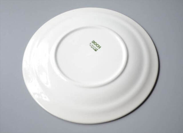 ベルギー製 ヴィンテージ BOCH Delta Stresa 19cm プレート ボッホ デルタ お皿 磁器 陶器 アンティーク 食器 ヨーロッパ_250910
