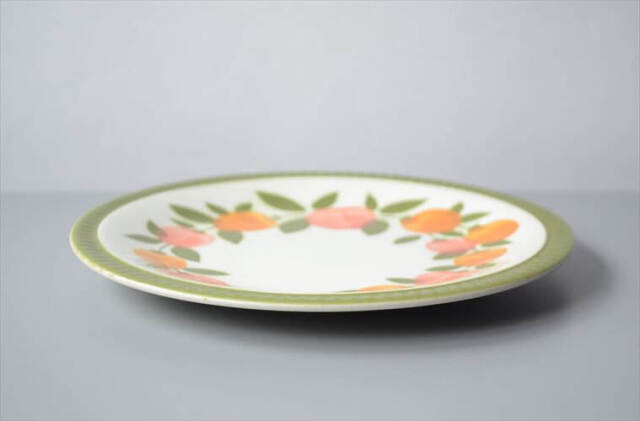ベルギー製 ヴィンテージ BOCH Delta Stresa 19cm プレート ボッホ デルタ お皿 磁器 陶器 アンティーク 食器 ヨーロッパ_250910
