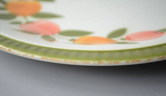 ベルギー製 ヴィンテージ BOCH Delta Stresa 19cm プレート ボッホ デルタ お皿 磁器 陶器 アンティーク 食器 ヨーロッパ_250910