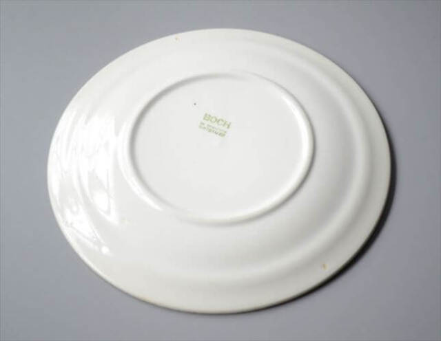 ベルギー製 ヴィンテージ BOCH Delta Stresa 19cm プレート ボッホ デルタ お皿 磁器 陶器 アンティーク 食器 ヨーロッパ_250910