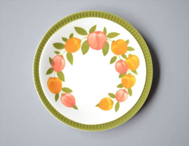 ベルギー製 ヴィンテージ BOCH Delta Stresa 19cm プレート ボッホ デルタ お皿 磁器 陶器 アンティーク 食器 ヨーロッパ_250910