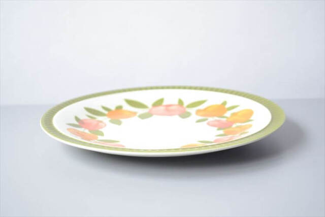 ベルギー製 ヴィンテージ BOCH Delta Stresa 19cm プレート ボッホ デルタ お皿 磁器 陶器 アンティーク 食器 ヨーロッパ_250910