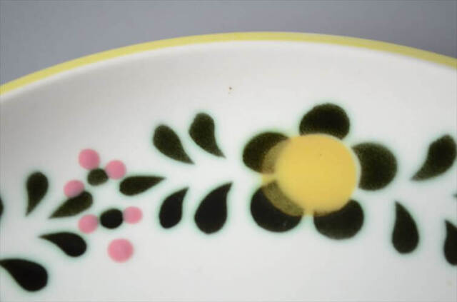 ベルギーBoch プレート BOCH社BF時代「GIROFLEE」 プレート 23㎝ ベルギーアンティーク | OGISH