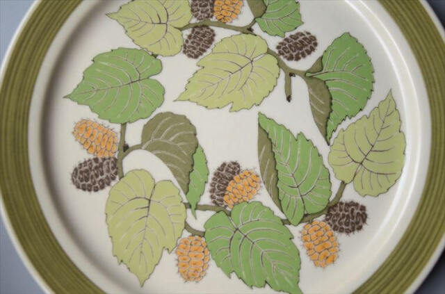 1960～70年代 ドイツ製 Rosenthal Terra Garda 20.5cm プレート お皿 ローゼンタール 陶器 アンティーク ヴィンテージ_250918