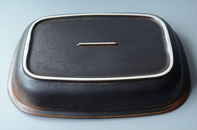 ARABIA アラビア Ruska スクエアプレート 35×25.5 大皿 深皿