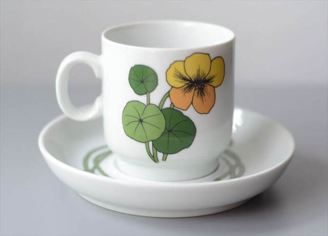 ドイツ製 Rosenthal Thomas カップ＆ソーサー ローゼンタール トーマス コーヒー 食器 陶器 ヴィンテージ アンティーク_250930