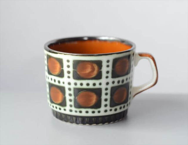 コレクター収集品　　ペルー北部　チャンカイ文化　小壺 1960年代頃 ベルギー製 BOCH ボッホ Bernadette カップ ベルナデッタ