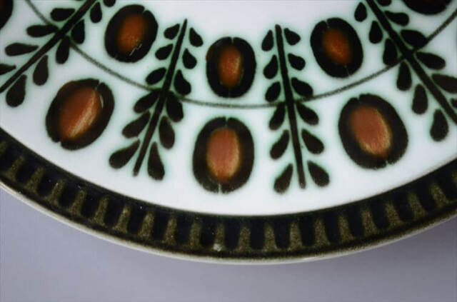 1960～70年代 ベルギー製 ヴィンテージ BOCH NOIX 19cm プレート