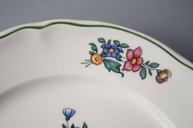 ドイツ製 VILLEROY&BOCH Alt Strassburg 19cm プレート お皿 ビレロイ＆ボッホ 陶器 アンティーク ヴィンテージ_251015