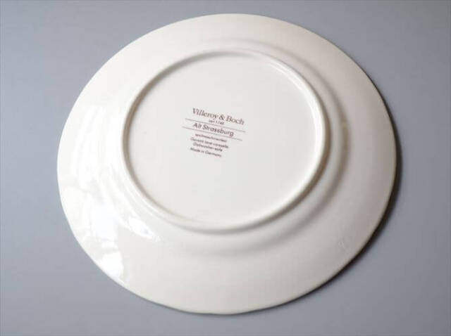 ドイツ製 VILLEROY&BOCH Alt Strassburg 19cm プレート お皿 ビレロイ＆ボッホ 陶器 アンティーク ヴィンテージ_251015