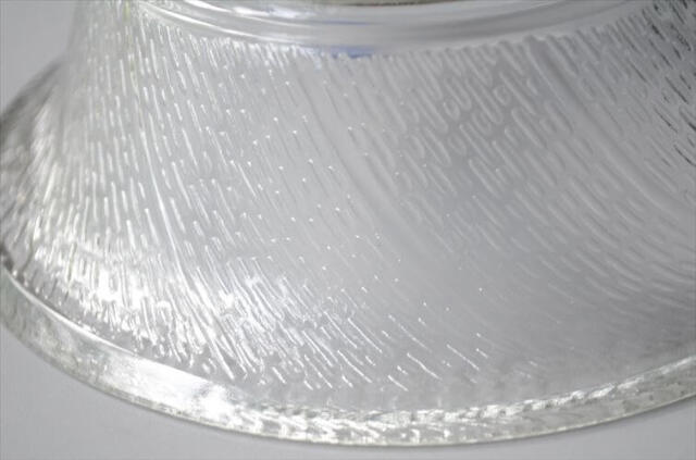 ラベル付! フィンランド製 Nuutajarvi Lastu ガラスボウル φ14cm
