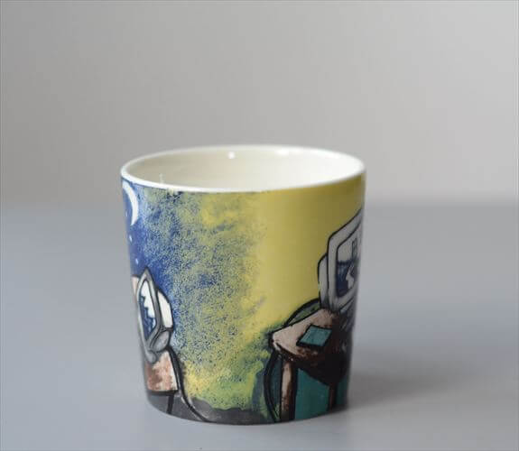 ARABIA Helja Liukko-Sundstrom 2000年 Computer Bunny マグカップ アラビア ヘルヤ PCバニー ウサギ フィンランド 北欧 ヴィンテージ