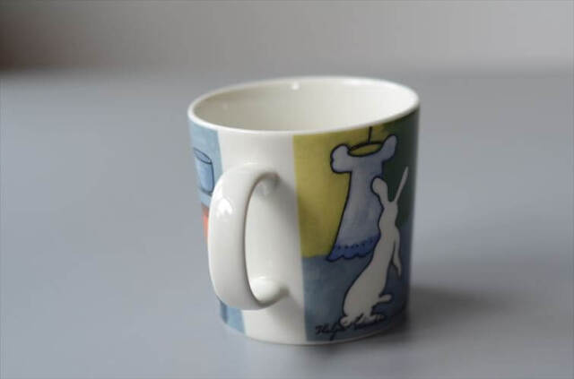 ARABIA Helja Liukko-Sundstrom 2007年 Shopping Bunny マグカップ