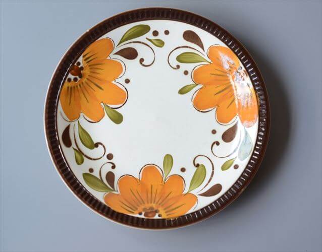 1960～70年代 ベルギー製 ヴィンテージ BOCH PARADISO 22.5cm プレート