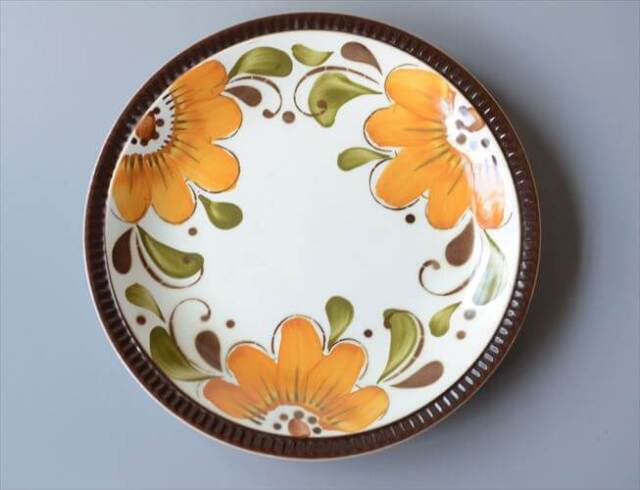 1960～70年代 ベルギー製 ヴィンテージ BOCH PARADISO 22.5cm プレート