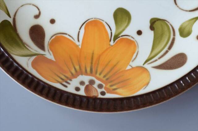 1960～70年代 ベルギー製 ヴィンテージ BOCH PARADISO 22.5cm プレート