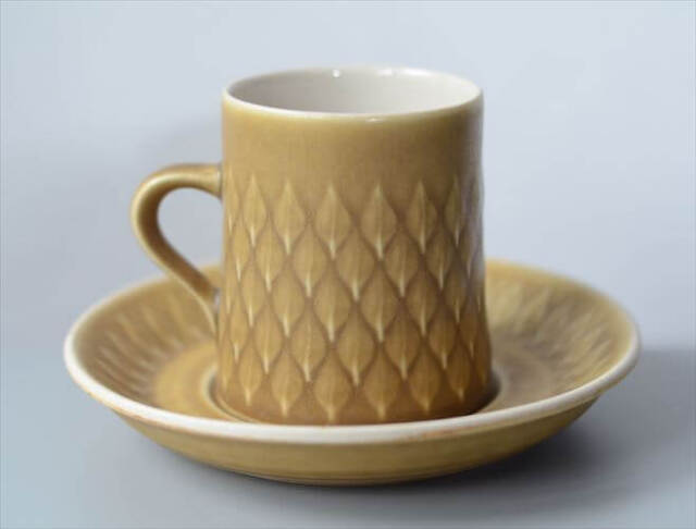 クイストゴー レリーフ カップ&ソーサー relief B&G Bing & Grondahl J.H.Quistgaard 北欧ヴィンテージ アンティーク_251031