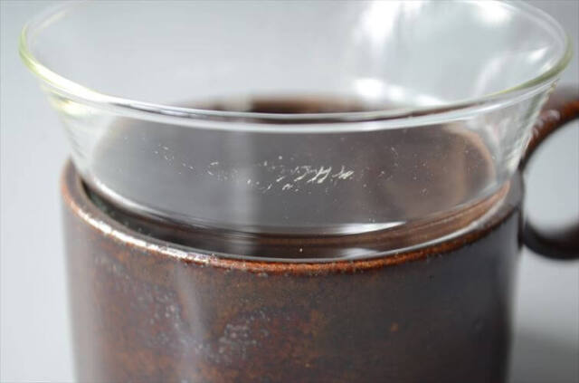 デンマーク製 KNABSTRUP ガラスと陶器のカップ ナブストラップ 北欧 食器 ヴィンテージ アンティーク_251106