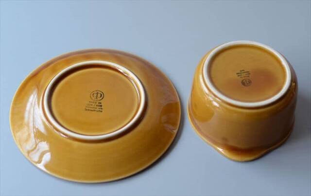 東ドイツ製 Colditz Porzellan スープボウル&ソーサー GDR コルディッツ 食器 陶器 ヴィンテージ アンティーク_251120