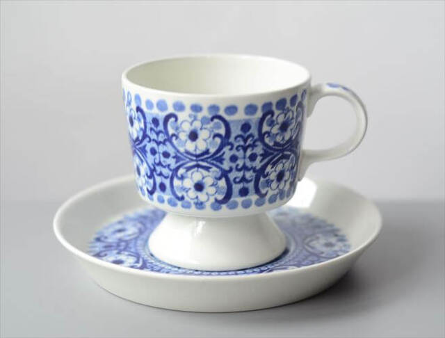 ARABIA アラビア ALI デミタスカップ＆ソーサー アリ コーヒー 北欧食器 フィンランド 陶器 ヴィンテージ アンティーク_251126