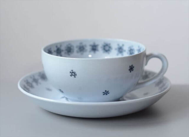 ARABIA SNOWFLAKE カップ＆ソーサー アラビア スノーフレーク 北欧 フィンランド ヴィンテージ アンティーク_251127