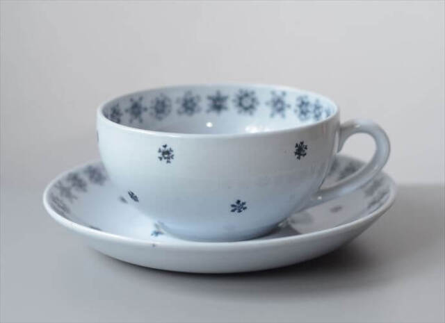 ARABIA SNOWFLAKE カップ＆ソーサー 
