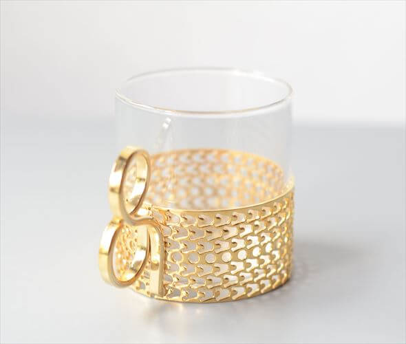 iittala イッタラ Tsaikka ツァイッカ 24Karaatti エスプレッソカップ ミニカップ クリア×ゴールドホルダー ガラス 北欧 _251128