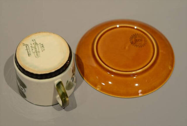 1960～70年代 ベルギー製 BOCH ボッホ Argenteuil カップ&ソーサー