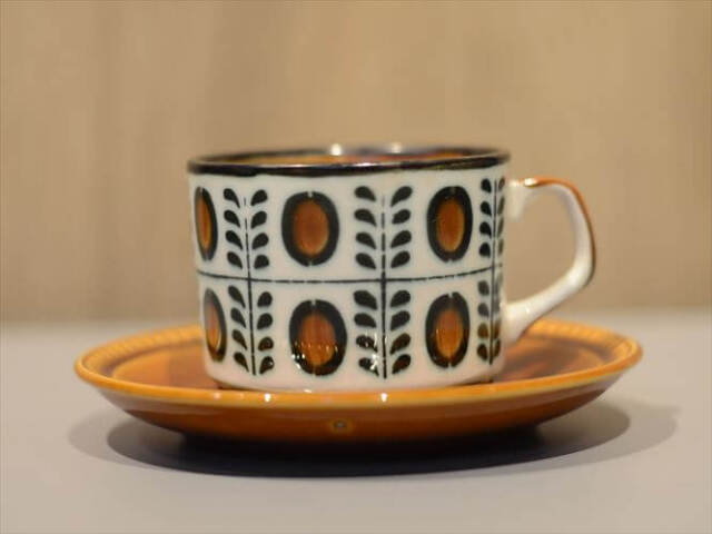 ベルギー製 BOCH ボッホ NOIX カップ&ソーサー ノア ヴィンテージ 磁器 陶器 アンティーク ヴィンテージ_251226