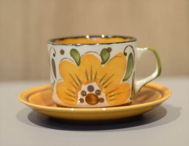 1960～70年代頃 ベルギー製 BOCH ボッホ PARADISO カップ&ソーサー