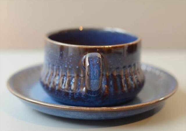 スウェーデン製 Upsala Ekeby Gefle Kosmos カップ＆ソーサー ゲフレ