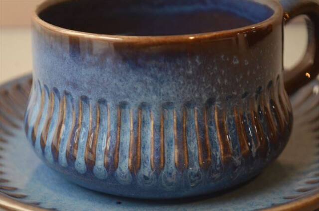 スウェーデン製 Upsala Ekeby Gefle Kosmos カップ＆ソーサー ゲフレ