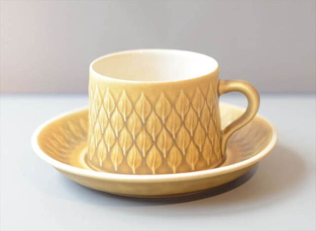 デンマーク製 クイストゴー レリーフ カップ&ソーサー relief B&G J.H.Quistgaard 北欧ヴィンテージ アンティーク_260113