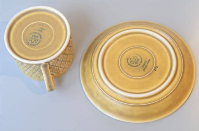 デンマーク製 クイストゴー レリーフ カップ&ソーサー relief B&G J.H.Quistgaard 北欧ヴィンテージ アンティーク_260113