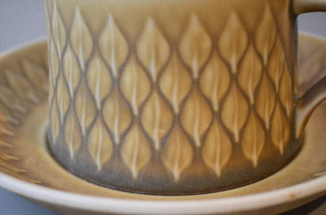 デンマーク製 クイストゴー レリーフ カップ&ソーサー relief B&G J.H.Quistgaard 北欧ヴィンテージ アンティーク_260113
