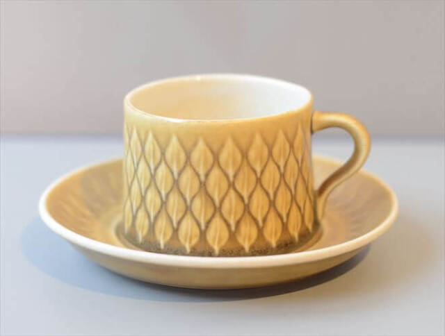 デンマーク製 クイストゴー レリーフ カップ&ソーサー relief B&G J.H.Quistgaard 北欧ヴィンテージ アンティーク_260113