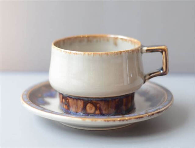 デンマーク製 クイストゴー MEXICO ティーカップ＆ソーサー メキシコ B&G J.H.Quistgaard 北欧ヴィンテージ アンティーク_260115