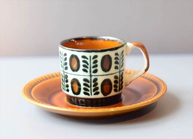 1960年代 ベルギー製 BOCH NOIX デミタスカップ ボッホ エスプレッソ 食器 アンティーク ヴィンテージ_260128