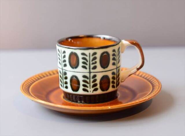 1960年代 ベルギー製 BOCH NOIX デミタスカップ ボッホ エスプレッソ 食器 アンティーク ヴィンテージ_260128