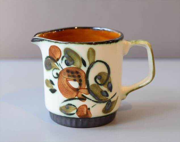 ベルギー製 BOCH ボッホ Argenteuil クリーマー ミルクポット アルジャントゥイユ 磁器 陶器 アンティーク ヴィンテージ_260128