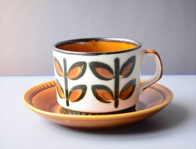 ベルギー製 BOCH ボッホ Rambouilllet カップ&ソーサー ランブイエ 磁器 陶器 アンティーク 食器 ヴィンテージ_260129