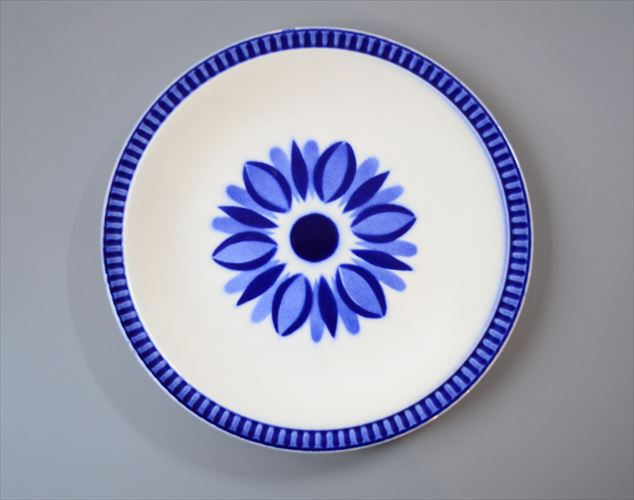 ベルギー製 ヴィンテージ BOCH DELTA CAPRICCIO 19cm プレート ボッホ カプリシオ お皿 磁器 陶器 アンティーク_260130