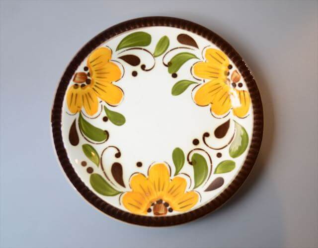 ベルギー製 ヴィンテージ BOCH PARADISO 19cm プレート ボッホ パラディソ お皿 磁器 陶器 アンティーク 食器 ヨーロッパ_260205