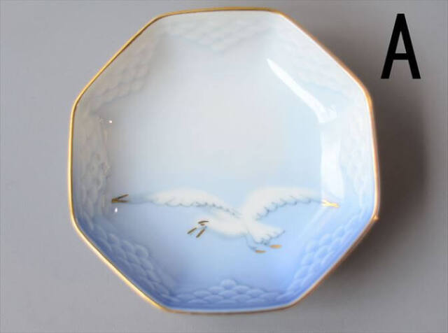 デンマーク製 BingGrondahl シーガル 八角形 小皿 豆皿 small Dish seagull ビングオーグレンダール ヴィンテージ _260212