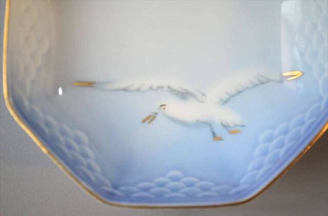 デンマーク製 BingGrondahl シーガル 八角形 小皿 豆皿 small Dish seagull ビングオーグレンダール ヴィンテージ _260212