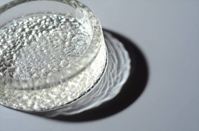 フィンランド製 Iittala Visa アッシュトレー 10cm イッタラ ヴィサ Timo Sarpaneva ガラス皿 トレイ 北欧 ヴィンテージ