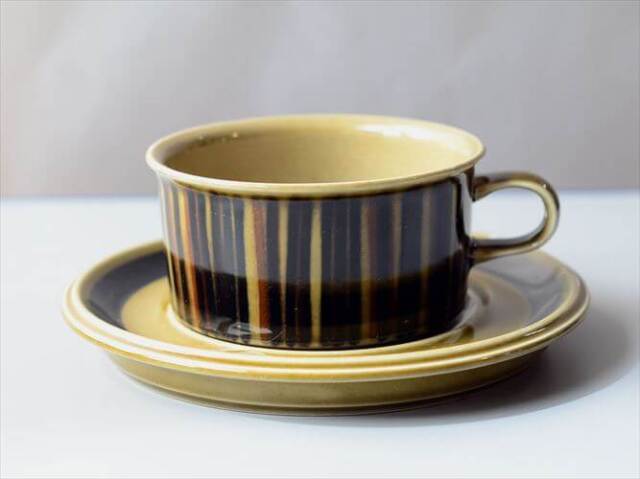 ARABIA アラビア コスモス ティーカップ＆ソーサー KOSMOS 北欧食器 フィンランド ヴィンテージ アンティーク_260217